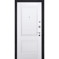 Утепленная входная дверь Титан Мск Тop M-41, черный шелк / аляска