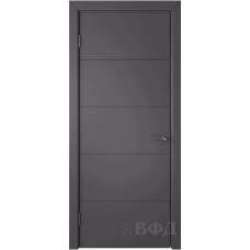 Каталог,Межкомнатная дверь DVK Тривиа ДГ, эмаль графит