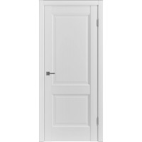 Межкомнатная дверь Emalex 2 ДГ, Айс белый