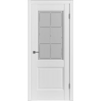 Межкомнатная дверь VFD Emalex 2 ДО, Айс белый