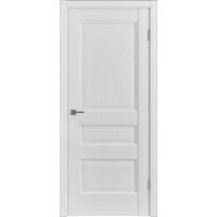 Межкомнатная дверь Emalex 3 ДГ, Айс белый