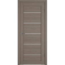 Межкомнатные двери,Межкомнатная дверь экошпон Atum Pro 27 White Cloud, Brun Oak