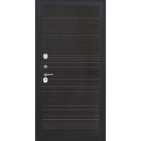 Дверь Титан Мск - Lux-3 A, Медный антик/ ПВХ 10 мм. панель 643 венге поперечный