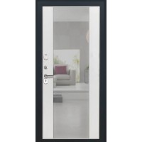 Дверь Титан Мск - Lux-3 A, Медный антик/ ПВХ 16 мм. панель Алиса ясень белый