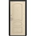Дверь Титан Мск - Lux-3 A, Медный антик/ Панель шпонированная Грация, дуб слоновая кость