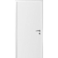 Влагостойкая композитная пластиковая дверь 1000 мм., гладкая, цвет белый