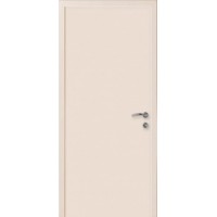 Влагостойкая композитная пластиковая дверь 1000 мм., гладкая, цвет кремовый RAL 9001