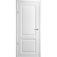 Межкомнатная дверь Соренто ДГ, экошпон, эмаль белая