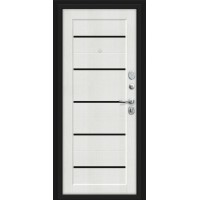 Дверь Титан Мск - Борн 117.М22, Букле черное/Bianco Veralinga