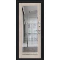 Дверь Титан Мск - Флэш, Букле черное/ Cappuccino Veralinga