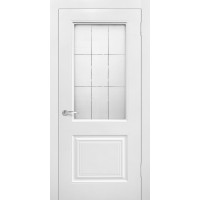 Дверь межкомнатная классическая, Роял 2, ДО, эмаль белая