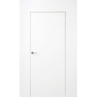 Дверь скрытого монтажа прямого открывания, 2100 мм., белая