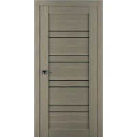 Межкомнатная дверь SP64 ДО Сатинато, экошпон, светло-серый