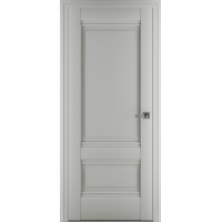 Межкомнатная дверь Турин В4 ДГ, Экошпон, матовый серый