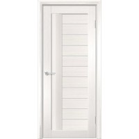 Межкомнатная дверь VS-38 ДО белое матовое, пвх, лиственница беленая