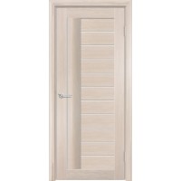 Межкомнатная дверь VS-38 ДО белое матовое, пвх, лиственница кремовая