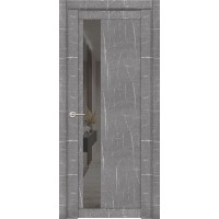 Новосибирские двери UniLine Loft ПДЗ 30004/1, мрамор торос серый