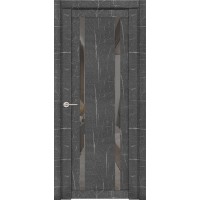 Новосибирские двери UniLine Loft ПДЗ 30006/1, мрамор торос графит (на заказ)