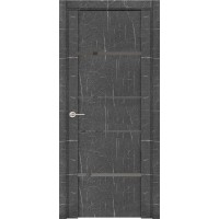 Новосибирские двери UniLine Loft ПДЗ 30039/1, мрамор торос графит (на заказ)