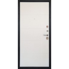 Каталог,Входная дверь Титан Мск «Нова», Черный кварц и Ясень латте /Ясень белый