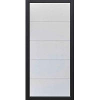 Входная дверь Титан Мск «ДК1 Design», 3-К, черный кварц / 01 у 649 Софт белый снег