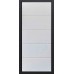 Входная дверь Титан Мск «ДК1 Design», 3-К, черный кварц / 01 у 649 Софт белый снег