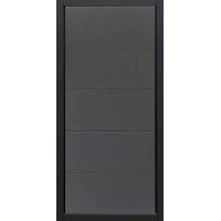 Входная дверь Титан Мск «ДК1 Design», 3-К, черный кварц / 01 у 649 Софт графит абсолют