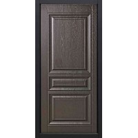 Входная дверь Титан Мск «ДК1 Design», 3-К, черный кварц / 01 у 243 дуб фактурный шоколад