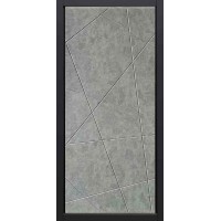 Входная дверь Титан Мск «ДК2 Design», 3-К, серый муар с блестками / 01 у 655 лофт бетон грей