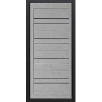 Входная дверь Титан Мск «ДК2 Design», 3-К, серый муар с блестками / ц 02 у 49 Бетон снежный