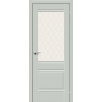 Дверь межкомнатная Прима-3 ПО Magic Fog, Эмалит, цвет Grey Matt