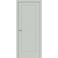 Дверь межкомнатная Прима-10 ПГ Эмалит, цвет Grey Matt