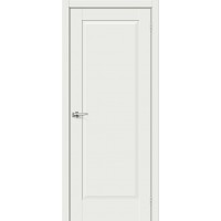 Дверь межкомнатная Прима-10 ПГ Эмалит, цвет White Matt