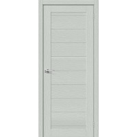 Дверь межкомнатная, эко шпон модель-21, Grey Wood
