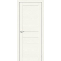 Дверь межкомнатная, эко шпон модель-21, White Wood
