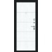 Дверь Титан Мск - Граффити-1, Букле черное/Snow Art