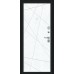 Дверь Титан Мск - Граффити-5, Букле черное/Snow Art