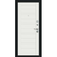 Дверь Титан Мск - Сити Kale, Букле черное/Off-white