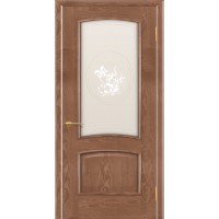 Ульяновская дверь, Леон М, светлый орех, стекло "Бронза"
