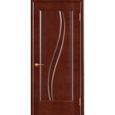 Межкомнатные двери,Ульяновская дверь, Силуэт, миланский орех, глухая (под заказ)