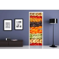 Межкомнатная стеклянная дверь Серия c Фотопечатью FRUITE 11