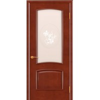 Ульяновская дверь, Леон М, темный анегри, стекло АП 1