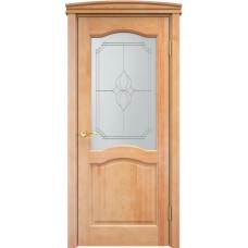 Каталог,Белорусские двери 7 Ш, ДОФ, Орех светлый, массив сосны