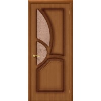 Дверь Шпонированная Греция ПО 121 бронзовое, орех