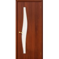 Дверь Ламинированная модель 6 С сатинат, итальянский орех