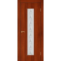 Дверь Ламинированная модель 24 Х рисунок, итальянский орех