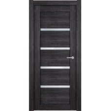 Межкомнатные двери,Новгородская дверь, модель 121 сатинат белый, венге пепельный