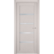 Межкомнатные двери,Новгородская дверь, модель 121 сатинат белый, дуб белый