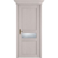 Новгородская дверь, модель 534 Стекло Грань, дуб белый