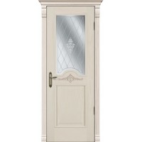 Ульяновская дверь, Париж, крем, стекло АП 49
